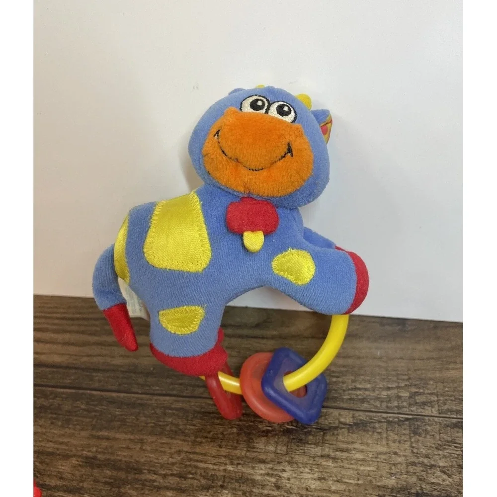 Baby Toy Lot Bead Animal Links Rings Plush Horse Teethers Colors Infant Play